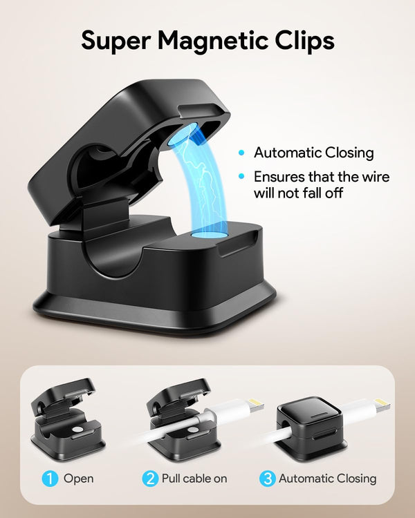 Magnetic Cord Organizer Set