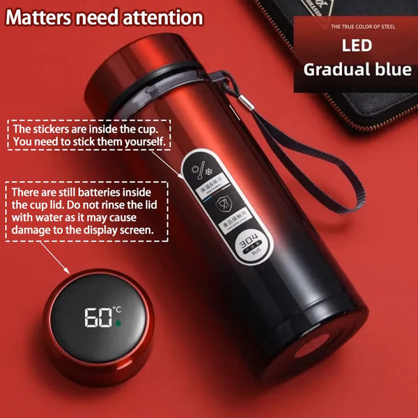 Smart Temperature Thermos Bottle